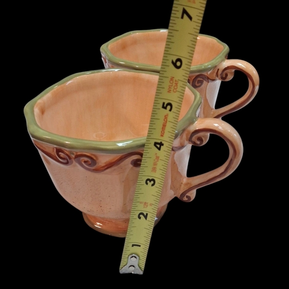 Tabletop Unlimited Medici Hand-Painted Italian Ceramic Mugs - Picture 11 of 12